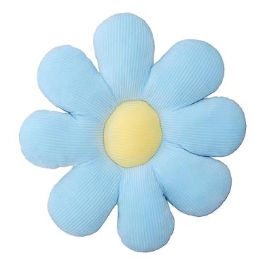 Imagem de aqxreight Almofada de Pelúcia Margarida Macia Margarida Flor Almofada de Assento de Assento para Cadeira sofá Tipo de Carro 4 o Suficiente para Atender a Ambas As Necessidades Adultas de Pelúcia