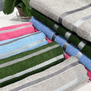 Imagem de Jogo Toalha Banho 100% Algodão 2 peças - 1 Toalha de Banho 70 x130 cm e 1 Toalha de Rosto 45 x 70 cm - TEKA DRY Coleção Luiza (Verde)