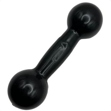 Imagem de Halter Emborrachado 1 Kg - Preto - BOX INGÁ