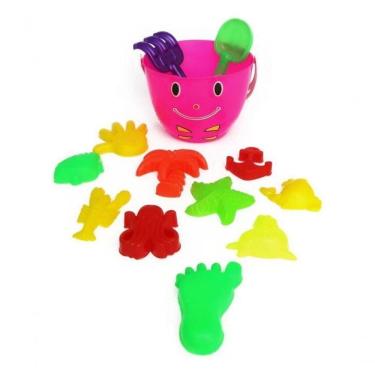 Imagem de Baldinho De Praia Kit Baldinho Feliz 16cm Rei Do Balde