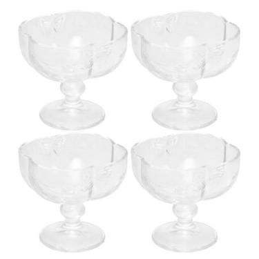 Imagem de Conjunto Jogo 4 Taças de Vidro para Sobremesa Butterfly Wolff Petisque