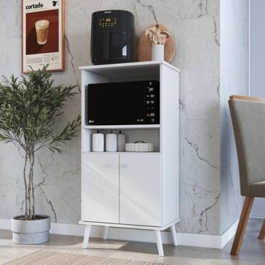 Imagem de Balcao para Forno e Micro-ondas 2 Portas Cozinha - Plasmóbile