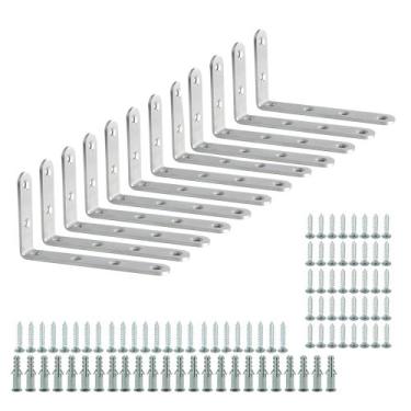 Imagem de Suportes de prateleira flutuantes Alise Heavy Duty L Bracket x12