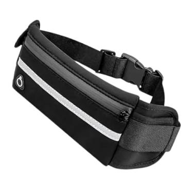 Imagem de Pochete Slim Fitness Impermeável para Corrida, Academia e Ciclismo – Unissex, Ajustável, com Saída para Fone e Bolso Refletivo