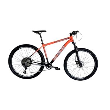 Imagem de BICICLETA BIKE ARO 29 MTB ALUMÍNIO KSX 12V K7 11x52 FREIO HIDRÁULICO E SUSPENSÃO COM TRAVA UNISSEX (PRETA C/LARANJA (ADS BRANCO), 19)