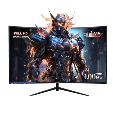 Imagem de Monitor Curvo 23.6 Polegadas 100Hz Full HD LED – Tela 1500R, 1MS, 98% sRGB, HDMI/VGA, Adaptive Sync, Ajuste de Inclinação e Filtro de Luz Azul para Jogos e Home Office