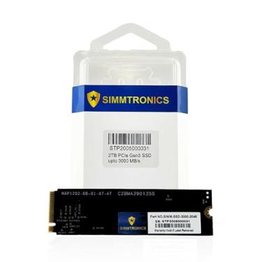 Imagem de Simmtronics SSD M.2 PCIe 3.0 NVMe de 2 TB | Leitura/gravação de até 3500/3000 MB/s | Cache DRAM para velocidade e eficiência | 3D TLC NAND | Compatível com desktops e laptops | Garantia de 5 anos
