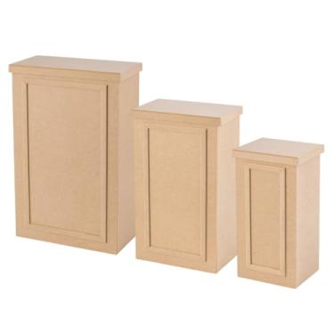 Imagem de Cubo Boiserie Desmontáveis Trio Mesa P M G Festa