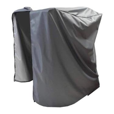 Imagem de predolo Capa para esteira Oxford de tecido à prova de poeira para garagem, áreas externas e internas, versátil para academia em casa, capa à prova d'água, Cinza