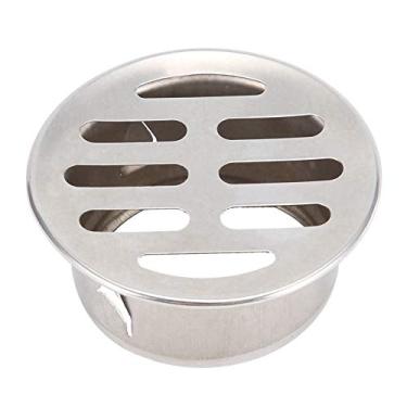 Imagem de HEEPDD Tampa de Dreno de Piso de 1.7 Polegadas, Aço Inoxidável Anti -Bloqueio da Grade de Bloqueio Snap No Filtro de Drenagem do Piso para Banheiro do Telhado de Quintal de Varanda Ao Ar Livre (50