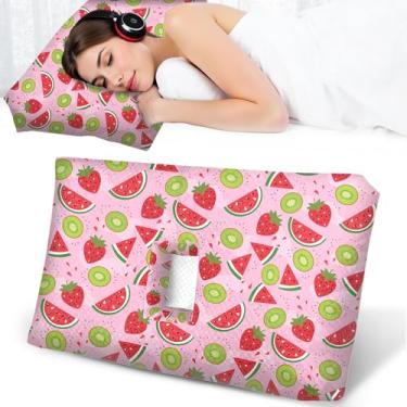 Imagem de Travesseiro de piercing de orelha para pessoas que dormem de lado, travesseiro com orifício de ouvido para CNH e dor de ouvido inflamação de ouvido, travesseiro de dormir lateral em forma de O, c