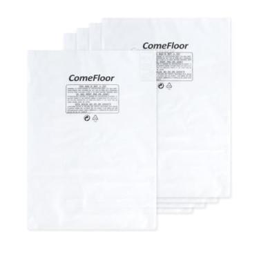 Imagem de Sacos de plástico transparente para coletor de poeira para marcenaria, tambores e sistemas de filtro de poeira, bolsas de substituição resistentes atualizadas, 6,5 mil x 5 unidades