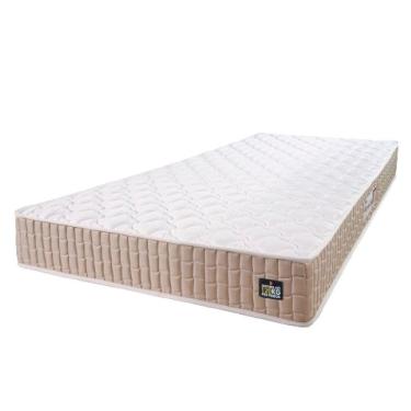 Imagem de Colchão Solteiro Espuma D33 New Millenium 88x188x19cm Branco/bege Hellen Bege/bco