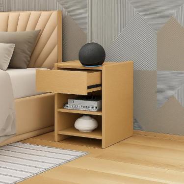 Imagem de Mesa de Cabeceira Com Gaveta Sevilha Criado Moderno Cama - Atha Home, 