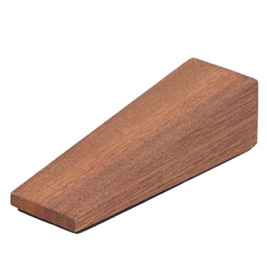 Imagem de Yinhing 4 Unidades de Batente de Porta de Madeira de Faia Batente de Porta Em Cunha para Portas Resistentes Com Design Angular Antiderrapante para Sala de Estar, Banheiro e Quarto