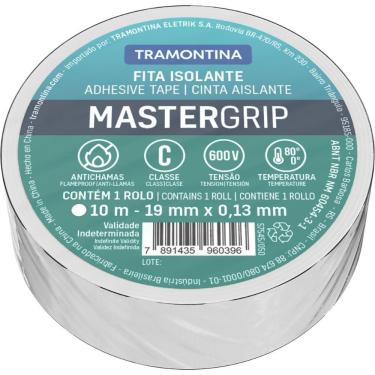 Imagem de Fita Isolante Classe C 0,13x19 Mm Tramontina Branca 10 M