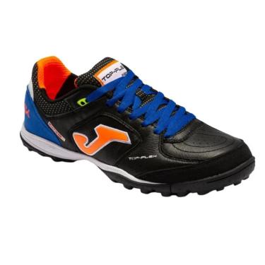 Imagem de Chuteira Society Joma Top Flex Preto/Azul Royal-Masculino