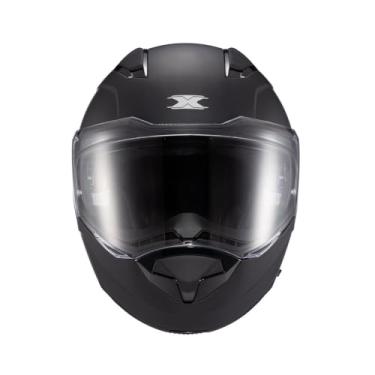 Imagem de Kit Capacete Texx Escam Kratos Solid Preto 58 Com Luvas Liberty Meio Dedo Marrom Xxl 2Xl