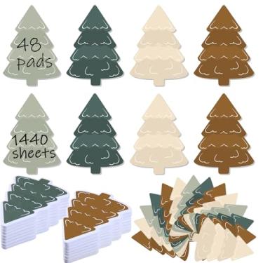 Imagem de Janlaugh 48 blocos, 1440 folhas para professores, notas adesivas de agradecimento de Natal, blocos de notas autoadesivos, presentes fofos para crianças, estudantes, sala de aula, escola (cores boho