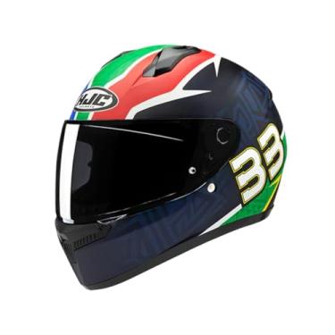 Imagem de Kit Capacete Hjc C10 Brad Binder Com Luvas New Strike V2 Xxxxxl A 5Xl - Proteção E Estilo Em Motociclismo