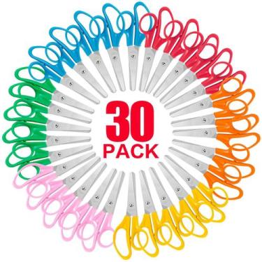 Imagem de Tesoura TooyBing, pacote com 30 cm, 13 cm, Kids Blunt Tip Safety