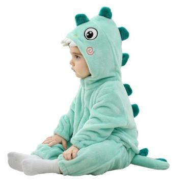 Imagem de Fantasia TONWHAR, unissex, bebê, animal, flanela de Halloween, 1-3M