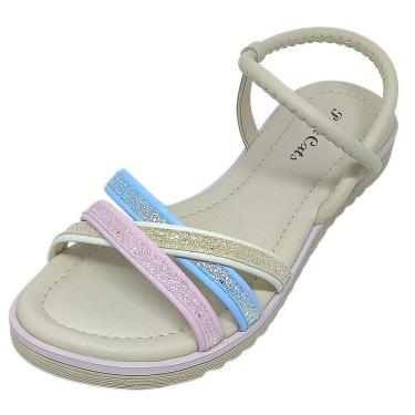 Imagem de Sandalia Infantil Menina Dia a Dia Ultraconforto Pink Cats