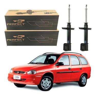 Imagem de Par Amortecedor Dianteiro Corsa Wagon 1.0 1.6 1997 A 2002 - Perfect