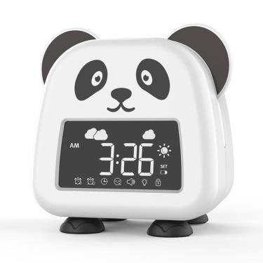 Imagem de Despertador Cartoon Panda Digital com display de temperatura