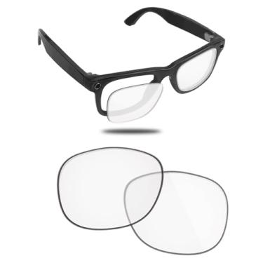 Imagem de Fiskr Lentes de substituição compatíveis com óculos inteligentes RayBan Meta Wayfarer RW4008 53 mm, resistente a impactos e ajuste perfeito, Transparente, Tamanho �nico