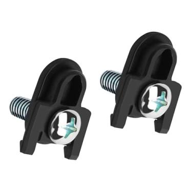 Imagem de WR01X39781 Fecho de maçaneta de porta de geladeira e serve para peças de substituição de maçaneta de freezer de geladeira GE, compatível com o tipo AP7175647 WR01X25070 (2 peças, preto)