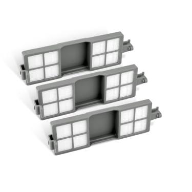 Imagem de (Pacote com 3) 205 filtros HEPA de substituição para aspirador de pó compatíveis com aspirador de pó iRobot 205 DustCompactor, filtros de vácuo, filtros de vasilha, filtro vertical, kit de filtro
