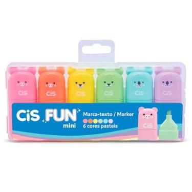 Imagem de Marca Texto Fun Mini CIS - Estojo com 6 cores Pastel