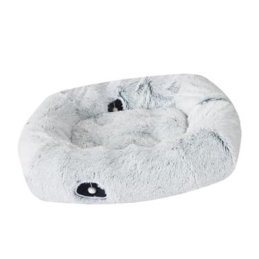 Imagem de Whtkoph Túnel para Gatos, Cama, Caverna, Centro de Brincar, Artigos para Animais de Estimação, Playground Compacto, Esconderijo Confortável com Bola para