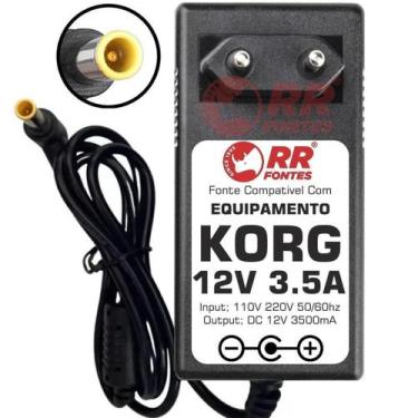 Imagem de Fonte 12V 4A Para Korg Fp-30 Fp-4F Fp-4F-Wh Fp-5 Fp-50 Fp-60 - Rrfonte