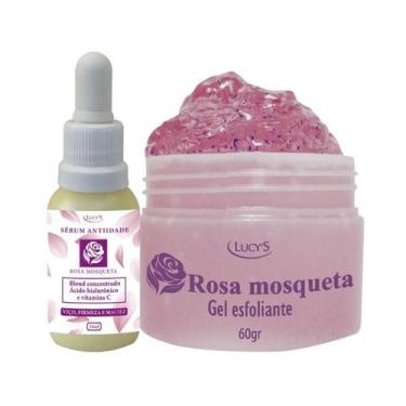 Imagem de Sérum Anti Idade E Esfoliante Rosa Mosqueta Kit Facial - Lucy's