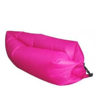 Imagem de Sofa Inflável Magico Puff Saco Dormir Rosa (Bsl-Puf-1 Rosa) - Braslu