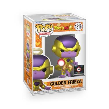 Imagem de Funko Pop! Anime: Dragon Ball Super - Golden Frieza (Metallic) Exclusive Vinyl Figure Bundled with Box Protector