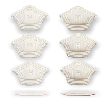 Imagem de CB 4 pares de almofadas de calcanhar, aderências, forros de calcanhar para escorregar, sapatos muito grandes, bolhas no calcanhar, alívio da dor no calcanhar, protetores de calcanhar, para homens e