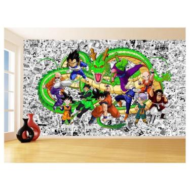 Imagem de Papel De Parede Dragon Ball Goku Vegeta Anime 3,5M Dbz107 - Você Decor