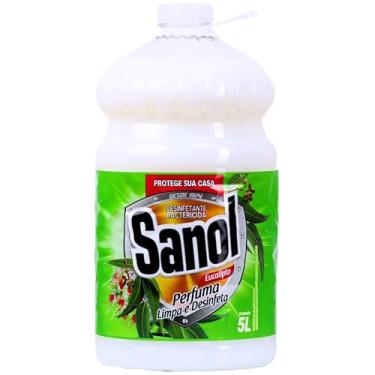 Imagem de Sanol Desinfetante Líquido Para Uso Geral Eucalipto 5 Litros Branco