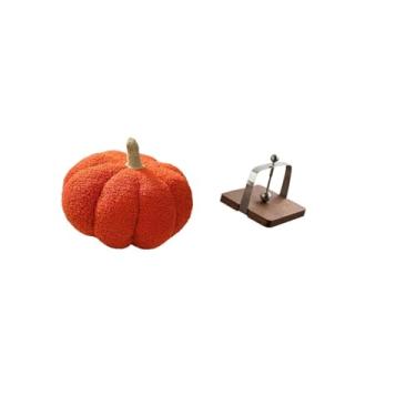 Imagem de Fenteer Almofada de Pelúcia de Abóbora de Halloween para Sofá E Organizador de Porta-guardanapos de Madeira para Quarto, Cozinha, Escritório, Mesa de Jantar I