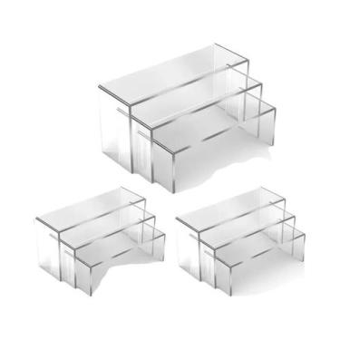 Imagem de Suporte Expositor De Acrílico Transparente Para Bolsa De Cosméticos, P