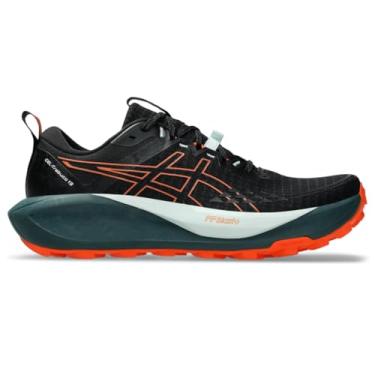 Imagem de ASICS Tênis de corrida masculino Gel-Trabuco 13, Preto/Laranja Nova, 38