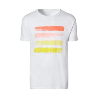 Imagem de Camiseta Estampada Listras Sun Reserva, Branco, P