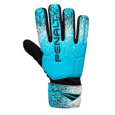 Imagem de Luva de Goleiro Penalty Delta 1, Azul, Branco, Preto, 9