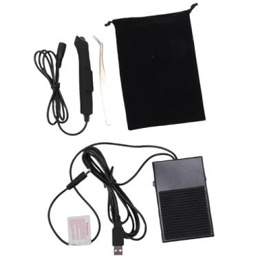 Imagem de GLOGLOW Lâmpada de Chicote LED 5W Com Pedal, Liga de Alumínio, Portátil, Luz UV 395-400nm, para Extensões de Cílios, Arte Em Unhas, Detecção de Moeda