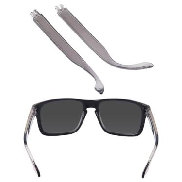 Imagem de EZReplace Hastes de reposição para óculos de sol Oakley Holbrook OO9102/Holbrook XL OO9417/Holbrook AF OO9244 (cinza)
