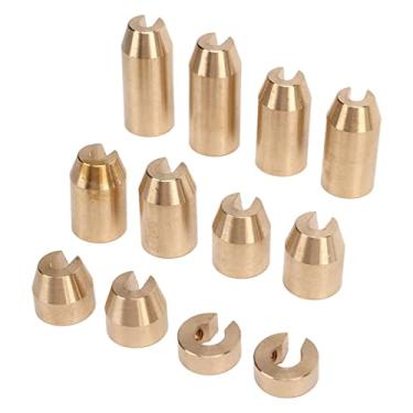 Imagem de SPYMINNPOO Pesos de Roda Reutilizáveis ​​para Motocicleta Kit de Recarga de Pesos de Equilíbrio de Raios de Latão de 1/4 Onças a 1-3/4 Onças para Super Moto Dual Sport Metric Cruisers Modelos GS (#12)