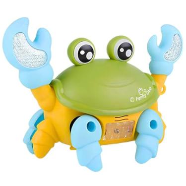 Imagem de Brinquedo Infantil Interativo Eletrônico Caranguejo Siri Fujão Divertido com Som e Luzes LED Coloridas Premium, Cor Sortida, Felix Magazine
